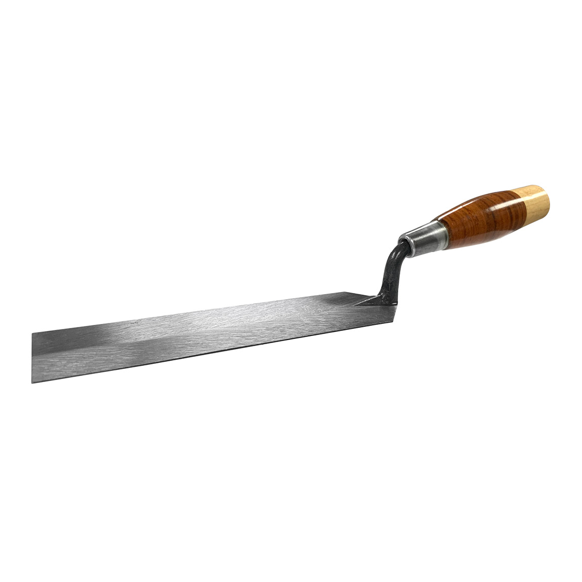 Leather handle margin trowels supplied in the United Kingdom Via Speedcrete. These single forged steel trowels are handy for any masonry professional.