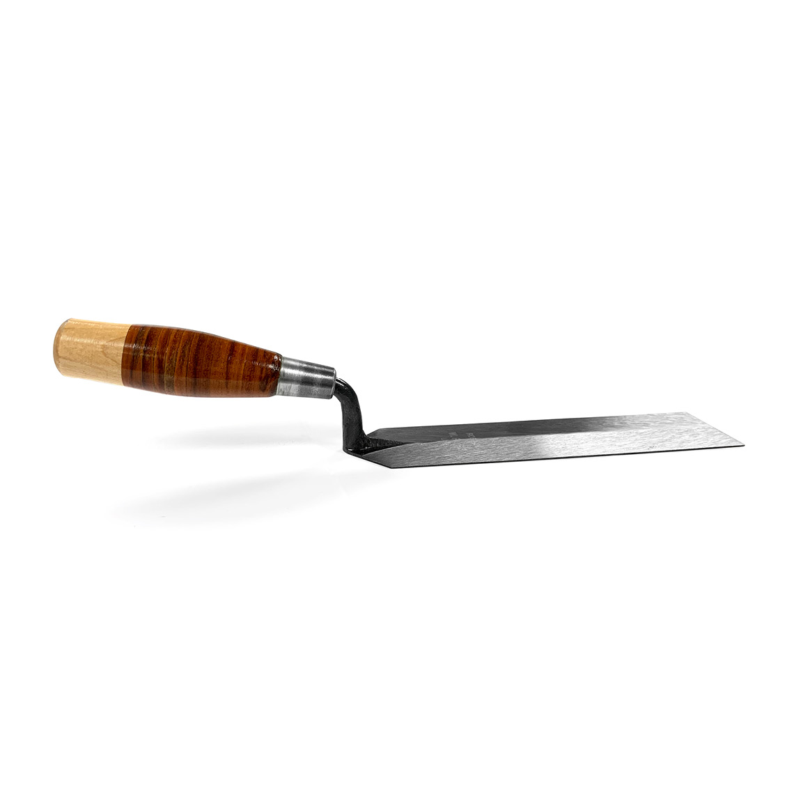 Leather handle margin trowels supplied in the United Kingdom Via Speedcrete. These single forged steel trowels are handy for any masonry professional.