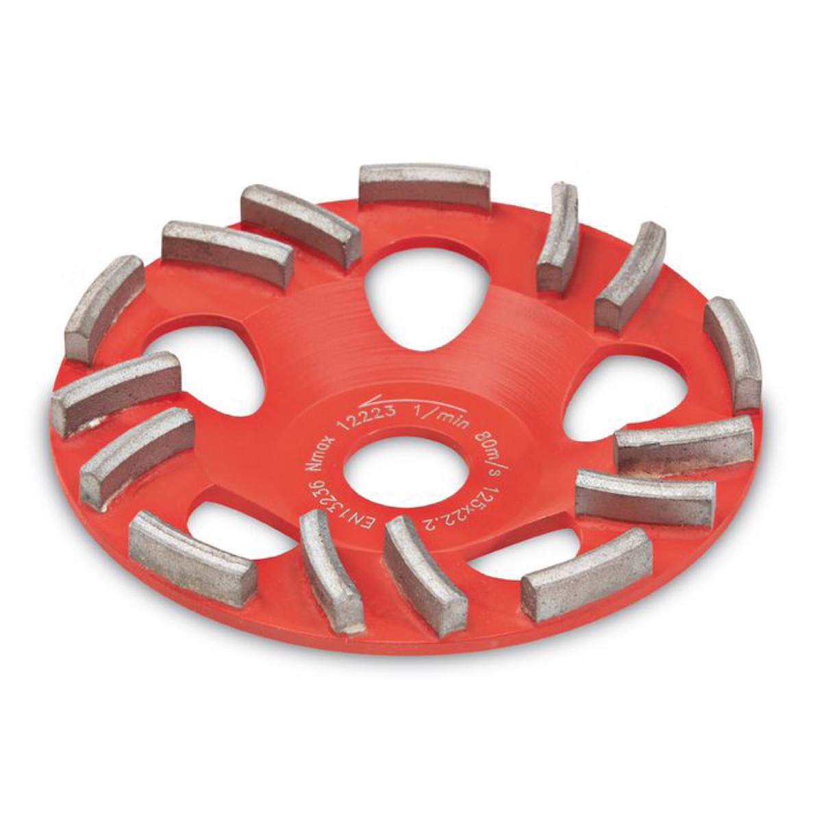 This hand held grinder kit comes with the Kit E-jet grinding disc. The grinder has a variable speed dial and can be us connected to a safety vacuum cleaner for dust-free edge grinding, 125 mm Available from Speedcrete, United Kingdom.