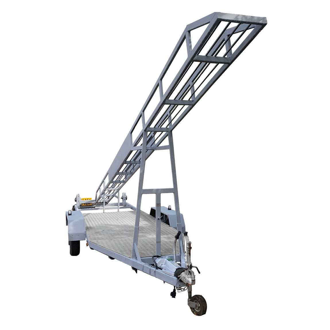 This Scud Twin Trailer is perfect for concrete professionals who own a Bunyan Roller Striker or anyone carrying materials with long lengths. With room to fit your tubes and an ample flat decking area for strapping the Bunyan Striker plus other tools. This