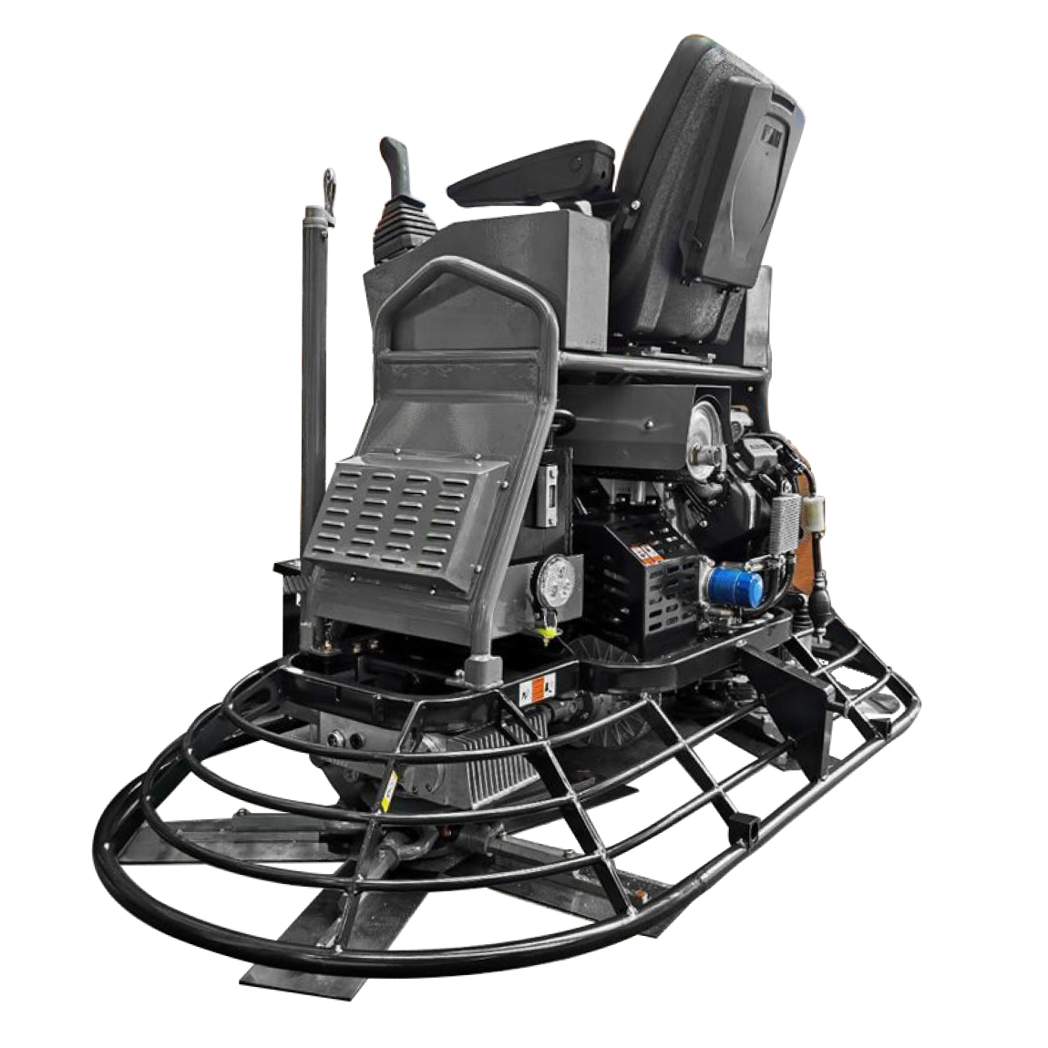 Concrete pans are used to level concrete on a ride-on power trowel or a walk behind power float. Find a selection of pans here suitable for a large change of five blade machines. Available from Speedcrete, United Kingdom.