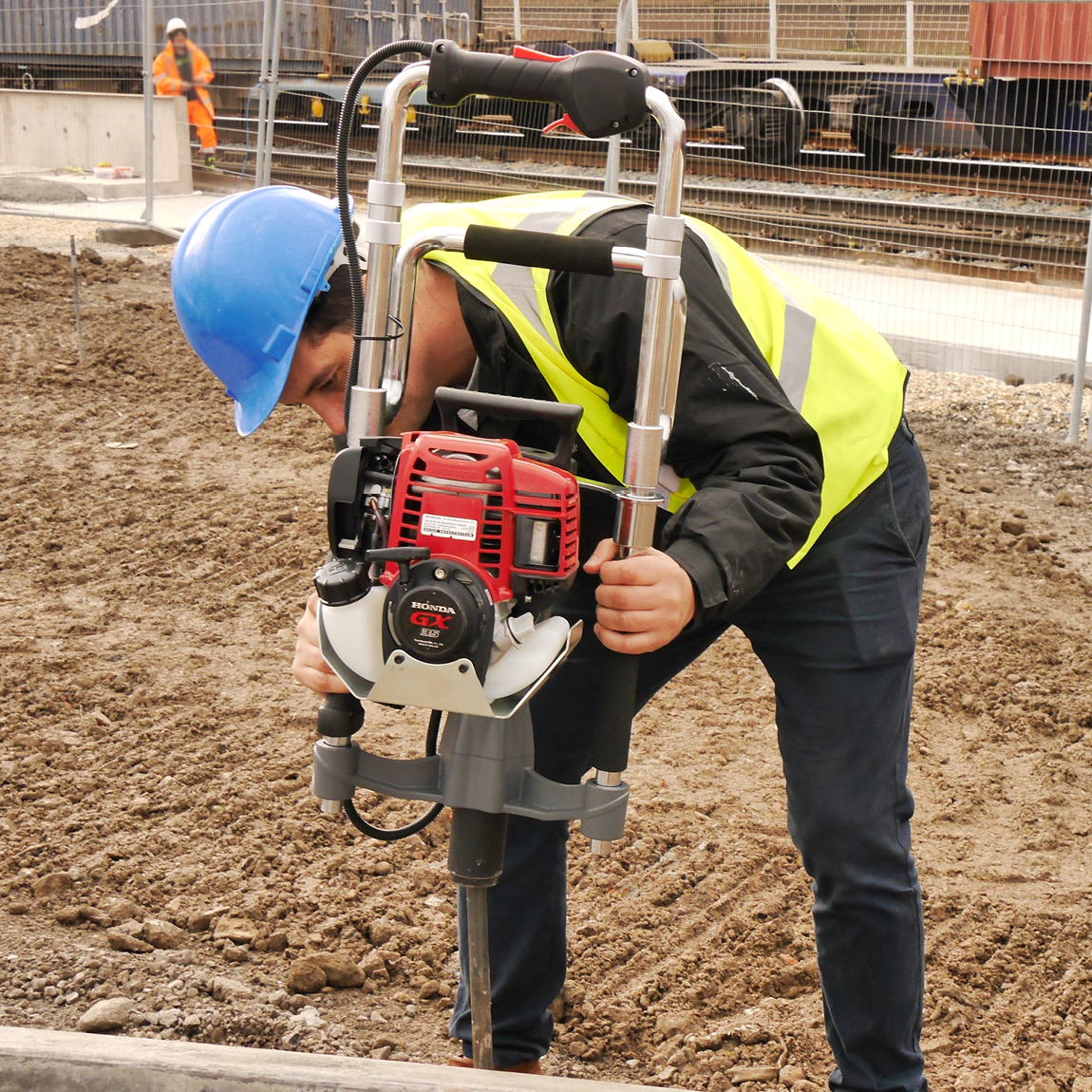 The Stake Driver Cart Kit is an all in one solution to placing form stakes and removing form stakes safely and efficiently. Available from Speedcrete, United Kingdom.