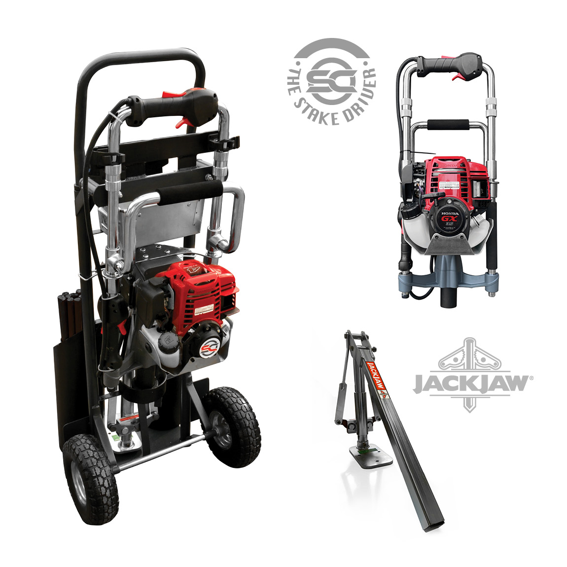 Ensure your concrete form work is efficient & safely conducted with the Stake Driver and Jackjaw combo for placing & removing form stakes. These tools come with a purpose build cart for moving across site. Available from Speedcrete, United Kingdom.
