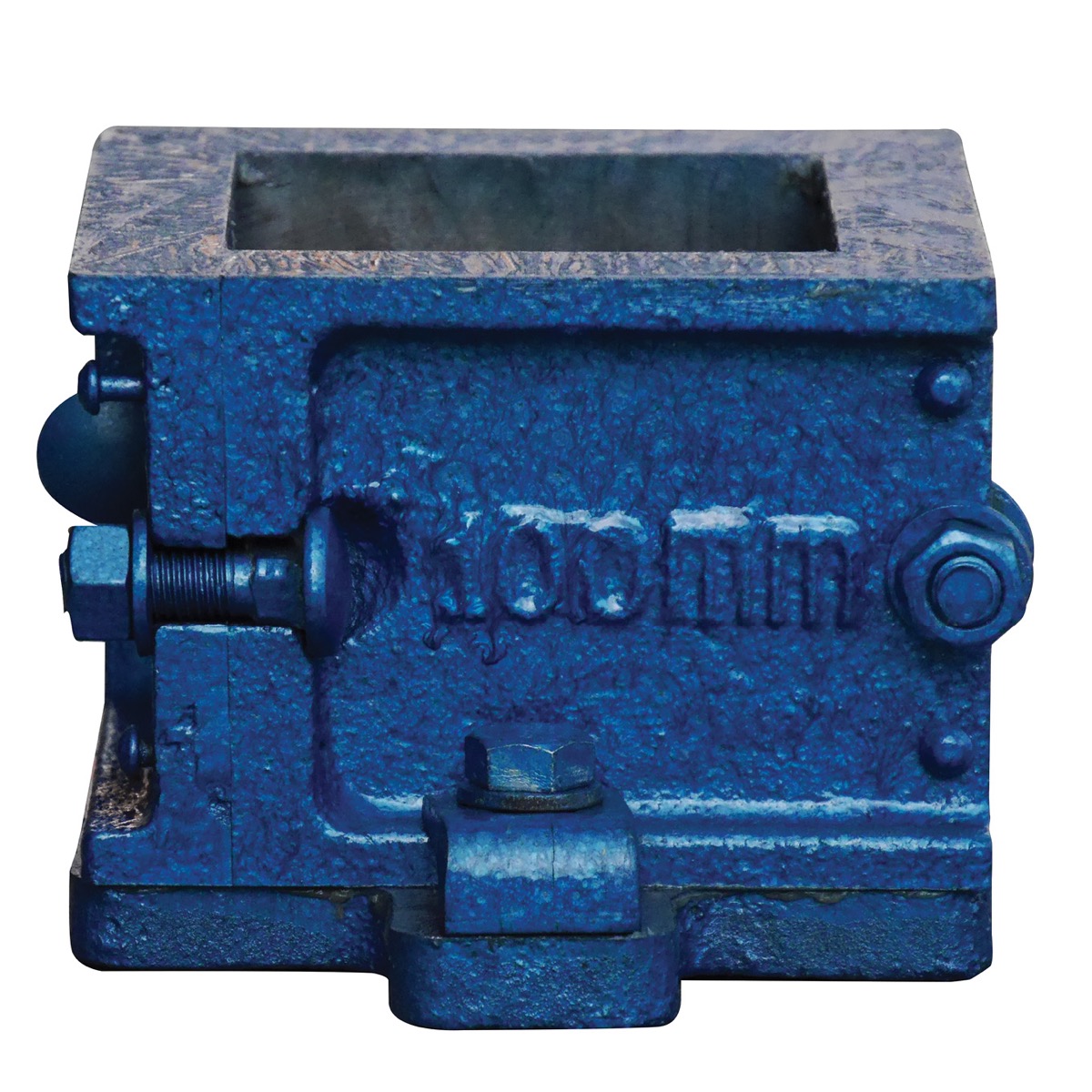 Cube moulds are used to gather concrete samples for lab testing.