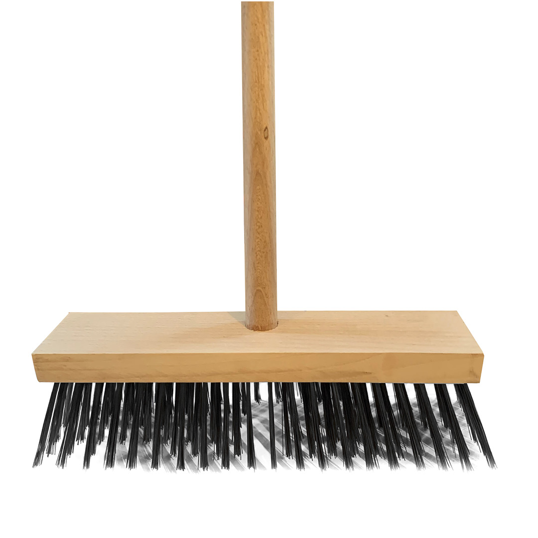 Steel brush 12" head