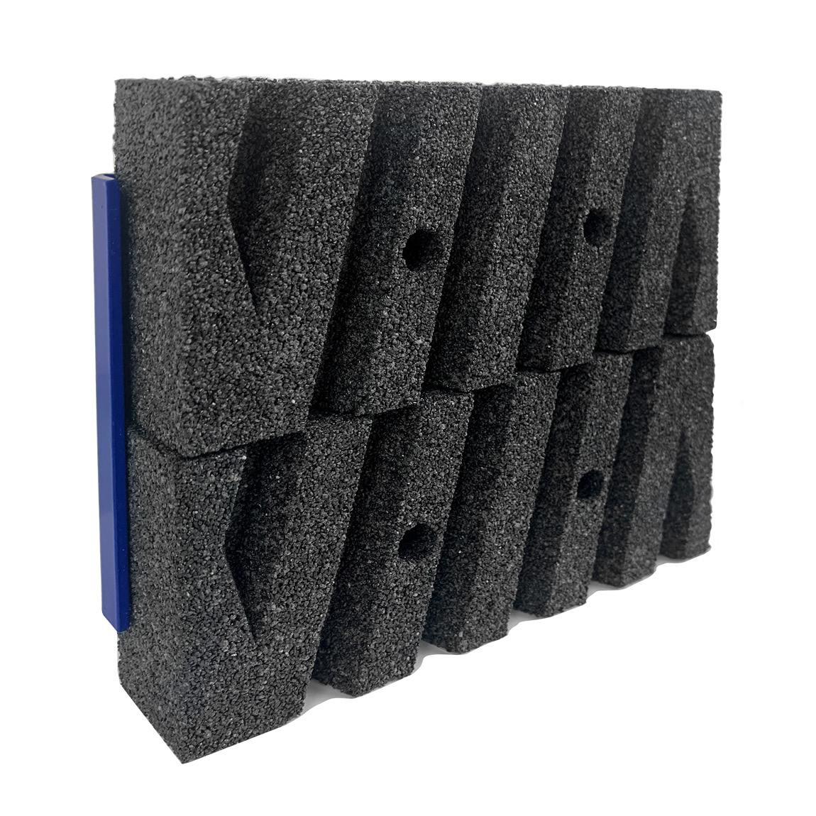 This 20 grit fluted mop makes dressing down concrete fast and easy. The fluted brick is on a diagonal, which provides sharp edges to help with stubborn materials while carrying away the excess debris. Use with the included Clevis Handle or adapter of your
