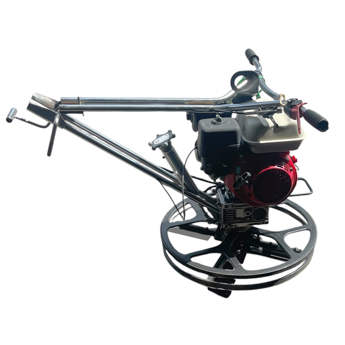 Used 24" Speedcrete Moskito Edging Power Trowel. This used walk behind power float is from our own rental fleet. Heavy duty and industry standard edging trowel with rotating guard ring.