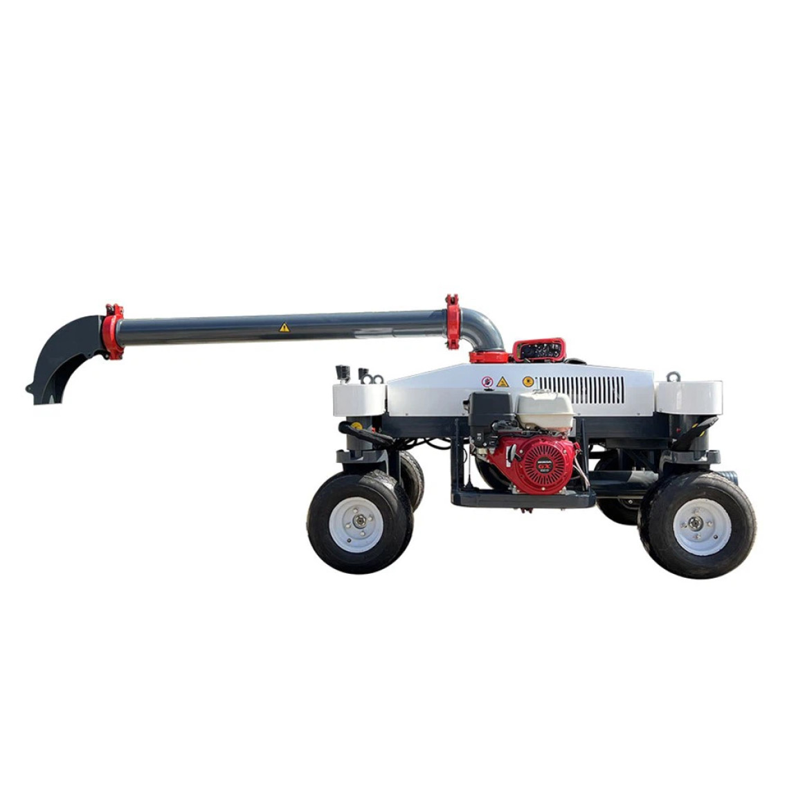 BL360 concrete distributer from Vanse. This remote control four wheels machine is used to distribute concrete on the pour to reduce injury and make for a more efficient placing of concrete. Available from Speedcrete, United Kingdom.