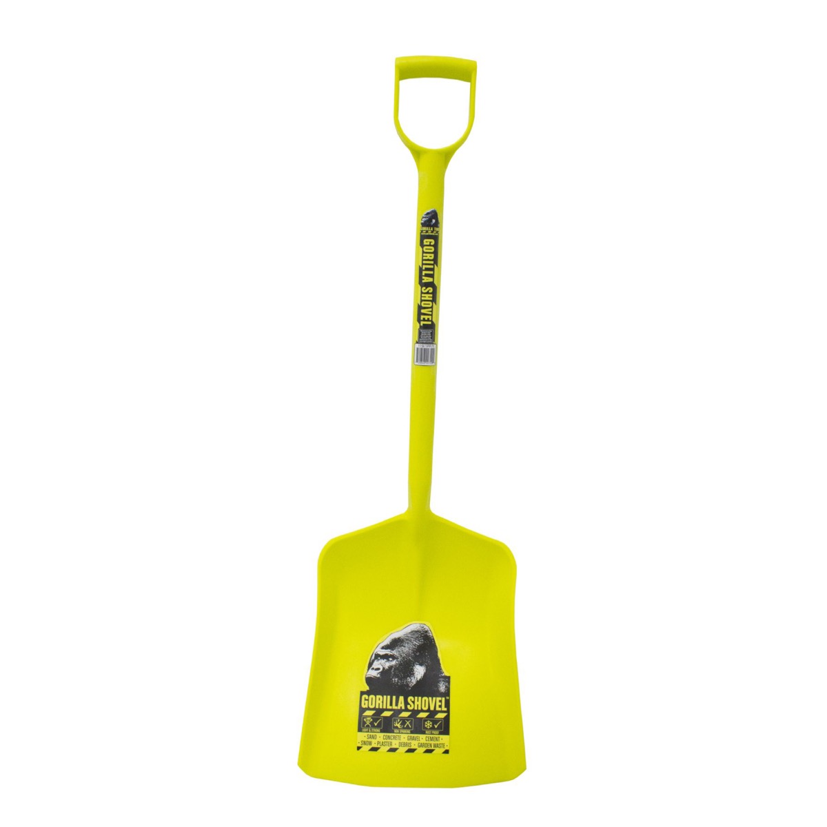 The new Gorilla® Shovel is a tough Plastic shovel design for a multitude of tasks including DIY, Construction, Building, Clear up even cleaning out the horses, Available from Speedcrete, United Kingdom.