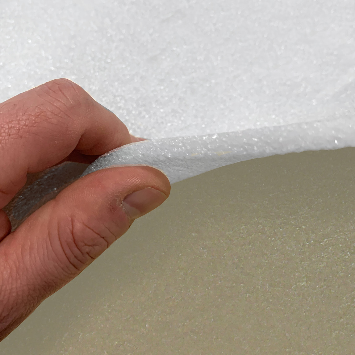 Rolls of material to insulate concrete from harsh cold conditions and frost. This 75 metre long roll has a thickness of 7mm and is used by concrete industry professionals. Available from Speedcrete, United Kingdom.