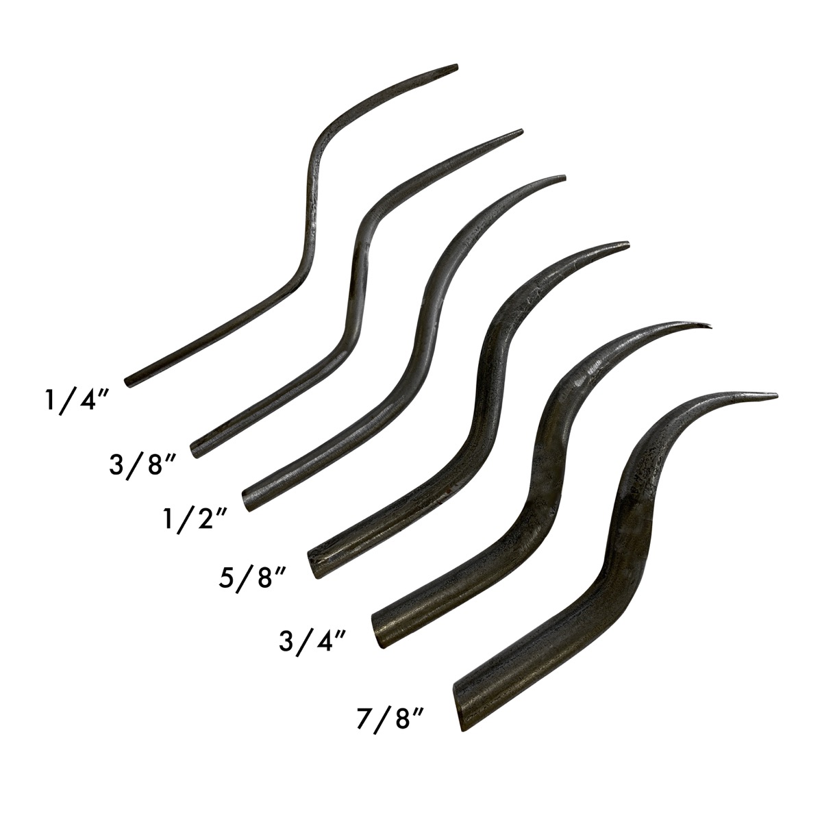 W.Rose Bullhorn Jointers. Manufactured for professional bricklayers. These heat tempered & hand polished Bull Jointers offer a quality tool for life. Use this tool to make rounded sunken rodded masonry joints. Available from Speedcrete, United Kingdom.