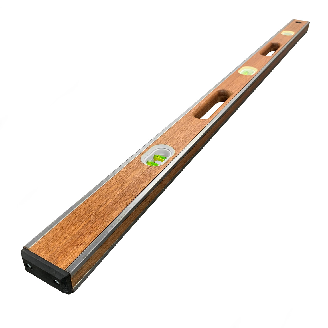 Sands Professional Stainless Steel Mahogany Level (6 Vials)