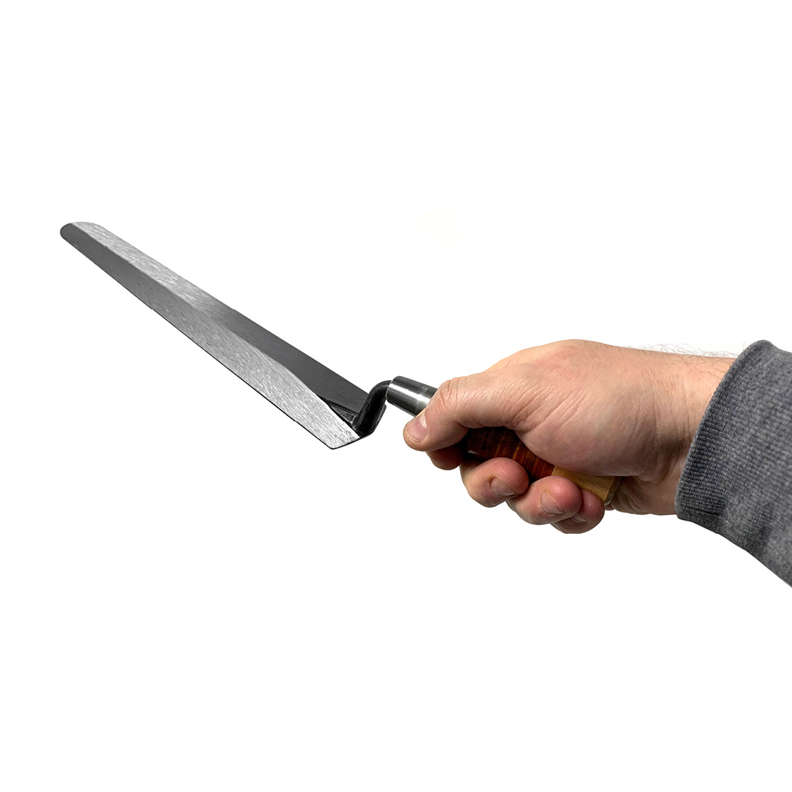 W.Rose Duck Bill Trowel Leather Handle 10" x 2" made for one piece of forged steel. Available from Speedcrete, United Kingdom.