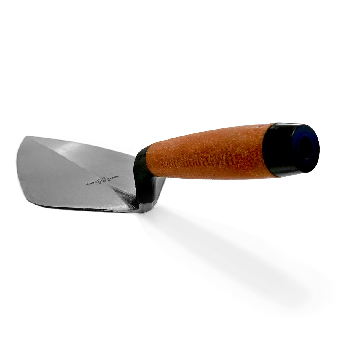 MARSHALLTOWN 12" NARROW LONDON DURACORK GRIP Marshalltown 12" London Pattern Brick Trowel; forged from a single piece of high carbon steel and heat treated for strength, Duracork handle. Available in the United Kingdom via Speedcrete.