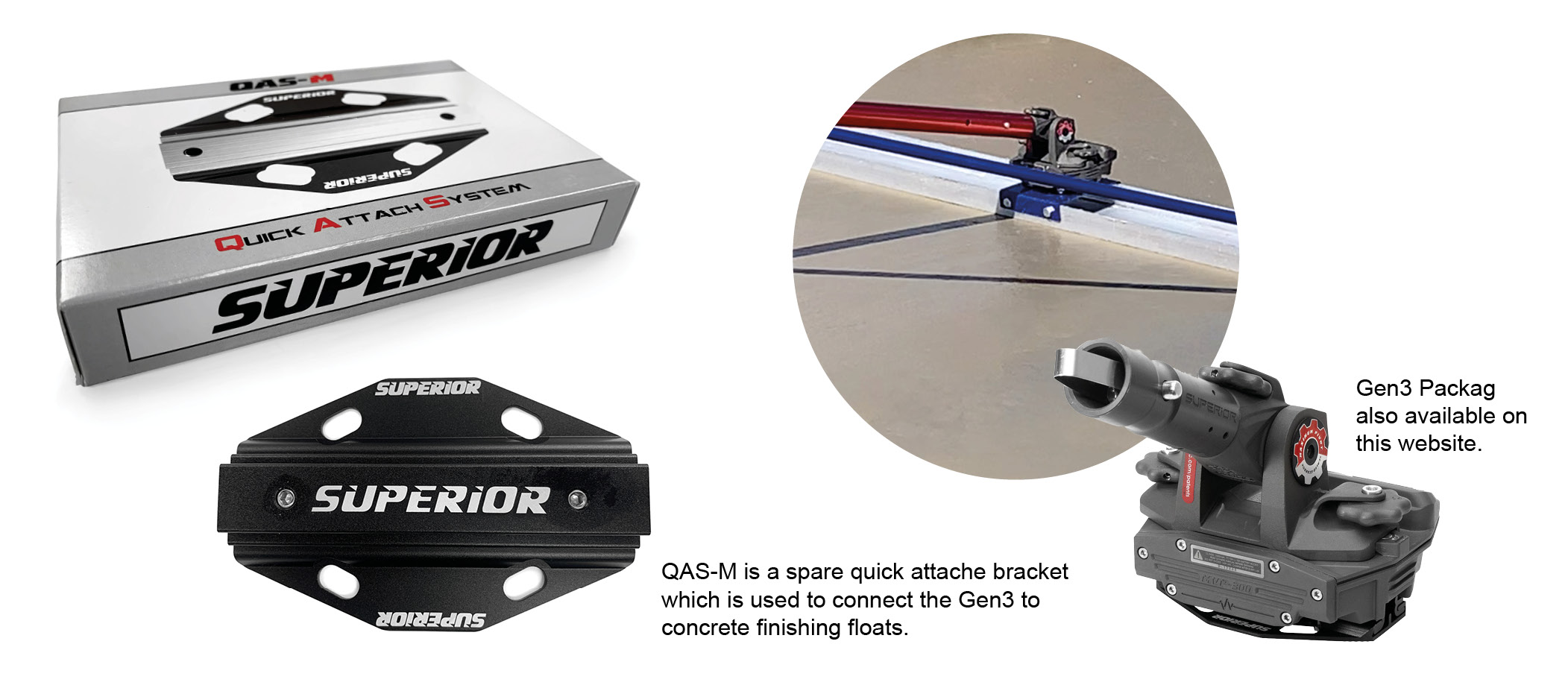 The QAS™ -M, male plate, is an adapter that turns a traditional float into the QAS™ sytem using the universal 4 bolt pattern. This is used when you are using your traditional float with our Pro Tilt™ or MagVibe Pro™. Adding the vibration to your float can